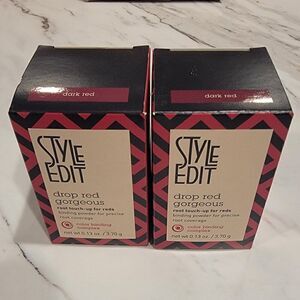2 Boxes of Style Edit ROOT TOUCHUP Drop Red Gorgeous Dark Red 0.13 oz each